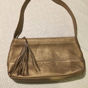 The Sac Leather Pink Label Gold Hobo Bag